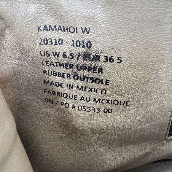 OluKai Kamahoi Women's Leather Booties Size 6.5 Fall Essentials Brown School - Picture 11 of 12